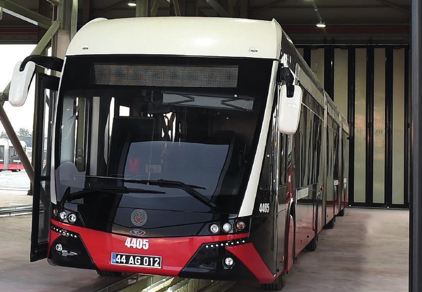 With trambus it is possible to ensure such a passenger capacity that is close to the rail systems.
