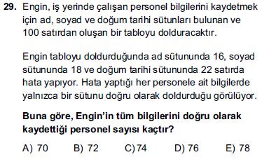 1. Örnek Uzay, Deney, Çıktı, Bir Olayın Tümleyeni, Ayrık Ve Ayrık Olmayan Olay Kavramlarını Açıklar..7.