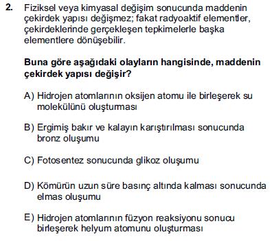 FEN BİLİMLERİ TESTİ SORU SINIF DÜZEYİ ÜNİTE KAZANIM FİZİK BİLİMİNE GİRİŞ Bilimsel Bilginin Gelişim Sürecini Fark Etmelerini Sağlar.