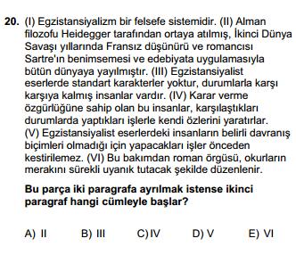 Paragraflar Arasında Bağlantıyı Sağlayan Söz veya Söz Gruplarını Belirler. 1.