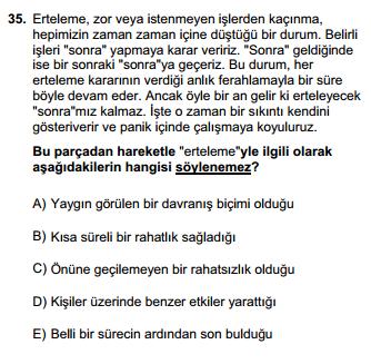 3. PARAGRAFTA ANLAM VE ANA DÜŞÜNCE 3.