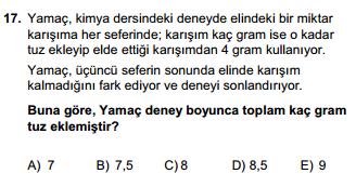 2 Denklem ve eşitsizlikleri gerçek hayat durumlarını modellemede ve problem