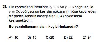 .4.1.3 Analitik düzlemde doğru denklemlerini oluşturur ve denklemi verilen iki