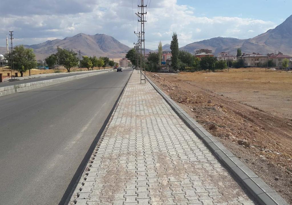 ÇEÇENİSTAN CADDESİ PARKE ÇALIŞMASI Elbistan İlçemizde;