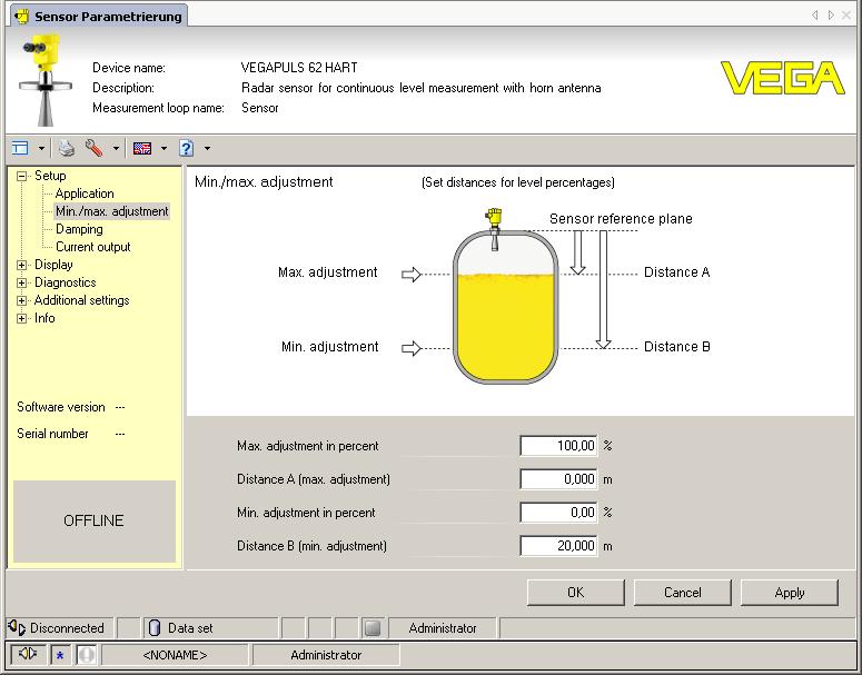 7 PACTware ve diğer kumanda programlarıyla devreye alma VEGACONNECT Besleme cihazı veya işletim sistemi Koşullar 7.