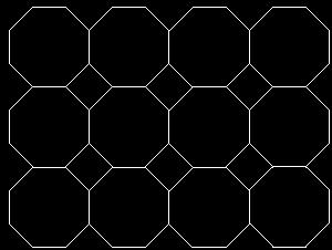 8.8.4 tesselasyonundaki düzenden yararlanlarak sekiz elemanl düzgün sekizgen ve dört elemanl kare eklindeki rijitplatformlar birletirdiimizde, birçok noktada mafsal noktalarnn örtümediive baz