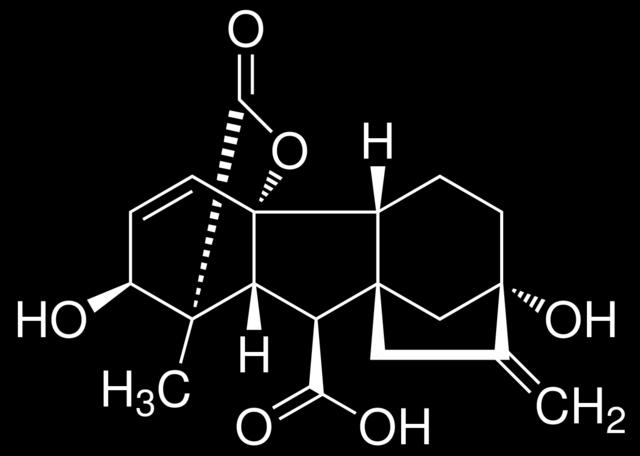 29 Bu araştırmada mutajenite tayini için gibberellin grubundan seçilen hormon Gibberellic acid dir. GA nın molekül yapısı aşağıda gösterilmiştir.