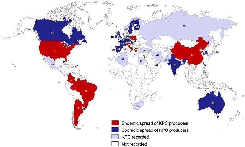 KPC (+) K.pneumoniae Lee CR, et al.