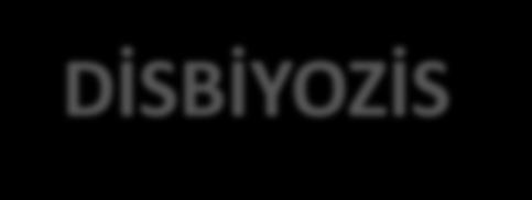 ANTİBİYOTİKLER VE MİKROBİYOTA MİKROBİYOM BÜTÜNLÜK VE ZENGİNLİĞİNE ETKİ Çeşitlilik azalıyor: 1000 tür, 7000 suş Populasyon dinamikleri