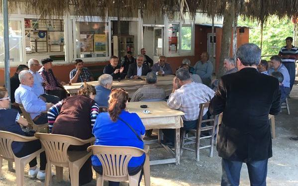 7. Mersin/Toroslar/Doruklu Köyünde vatandaşlarla bir araya gelerek ülke gündemini