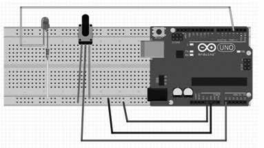 STEM KURAM VE UYGULAMALARI Derinleşme aşamasında ayrıca: Arduino ile led parlaklığını potansiyometre kullanarak değiştirme çalışması uygulanmıştır: Arduino için Kod: int led=3; int pot=a0; void