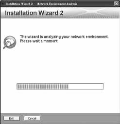 5 IP Adresini Atama 1. Yazılım CD sinin Software Utility dizinindeki Installation Wizard 2 (Kurulum Sihirbazı 2) programını çalıştırın. 2. Program, ağ ortamınız üzerinde analizler yapacaktır.