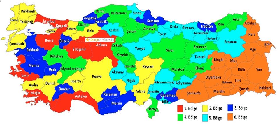 EKONOMİK RAPOR - 2015 İllerin Teşvik Sisteminde Bölgesi 1. Bölge: Ankara, Antalya, Bursa, Eskişehir, İstanbul, İzmir, Kocaeli, Muğla, 2.