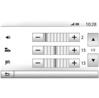 SESİ AYARLAMA (2/2) 4 BAL/FAD Ses Ayarı Bas +3 Orta +0 5 5 Tiz -2 Ses/Hız Ses Şiddeti BAL/FAD Ses Kapat Kapat Açik Ses TA Nav Tamam Ses Ekran Bluetooth Sistem Varsayılanlara Sıfırla 8 7 6 Sesin