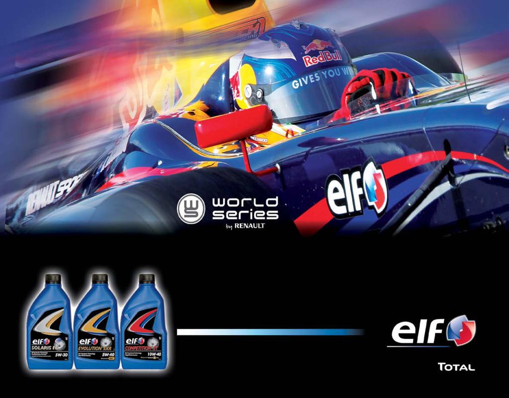 A passion for performance ELF, partner of RENAULT recommends ELF Partners in cutting-edge automotive technology, Elf and Renault combine their expertise on both the racetrack and the city streets.