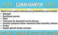 SERİ İLANLAR 19 Holloway Road da restorantta part time/full time çalışacak çalışma izni olan deneyimli, İngilizce bilen ve döner kesebilen SERVİS ELEMANI 0207 272 2406 Diss Norfolk fish &chips te