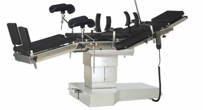 Ameliyat Masası (Elektro - Hidrolik) Operation Table (Electro - Hydraulic) MODEL UM - OT / H01 Genel Özellikler Minder malzemesi, poliüretan Gövde malzemesi, paslanmaz çelik X-Ray geçirgenliğe sahip