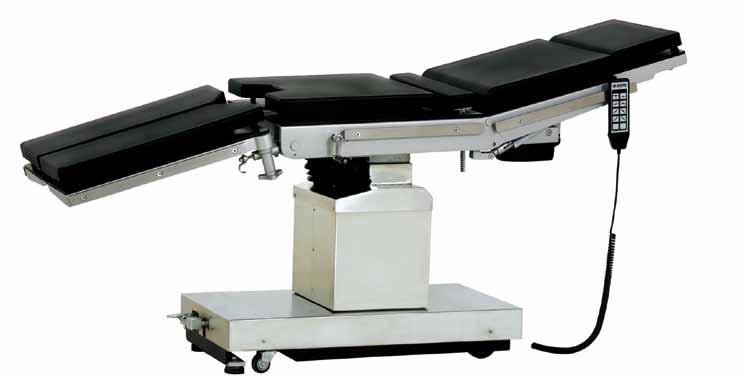 Ameliyat Masası (Elektro - Mekanik) Operation Table (Electro - Mechanical) MODEL UM - OT / M01 Genel Özellikler Minder malzemesi, poliüretan Gövde malzemesi, paslanmaz çelik X-Ray geçirgenliğe sahip