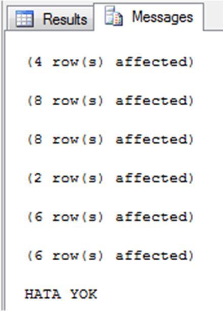 25 SELECT * FROM Urun ROLLBACK TRANSACTION BIRIMFIYAT SAVE TRANSACTION INDIRIMLER UPDATE SiparisDetay SET Indirim=Indirim+20 WHERE Miktar>5 AND BirimFiyati>5 UPDATE SiparisDetay SET Indirim=Indirim+5