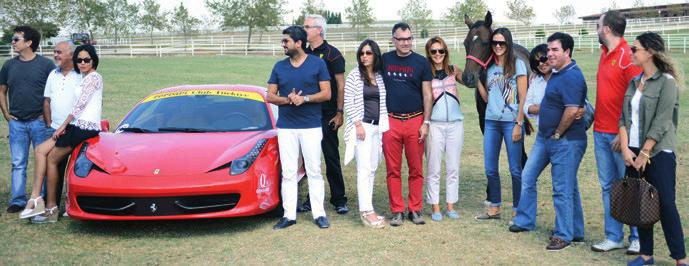 HIZIN VE GÜCÜN S MGES FERRARI OTOMOB L KULÜBÜ ÜYELER KARACABEY HARASI NDA.