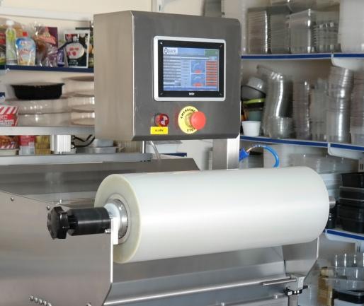 The MAP25 thermal sealer unit is a semi automatic machine.