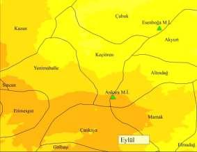 0 İşaretler FES ( C) #* İstasyon İlçe Sınırı 2 4 8 12 16 Km -6-4 -2 0 2 4 6 8 10 12 14 16 18 20 22 24 26 Şekil 2 nin devamı.