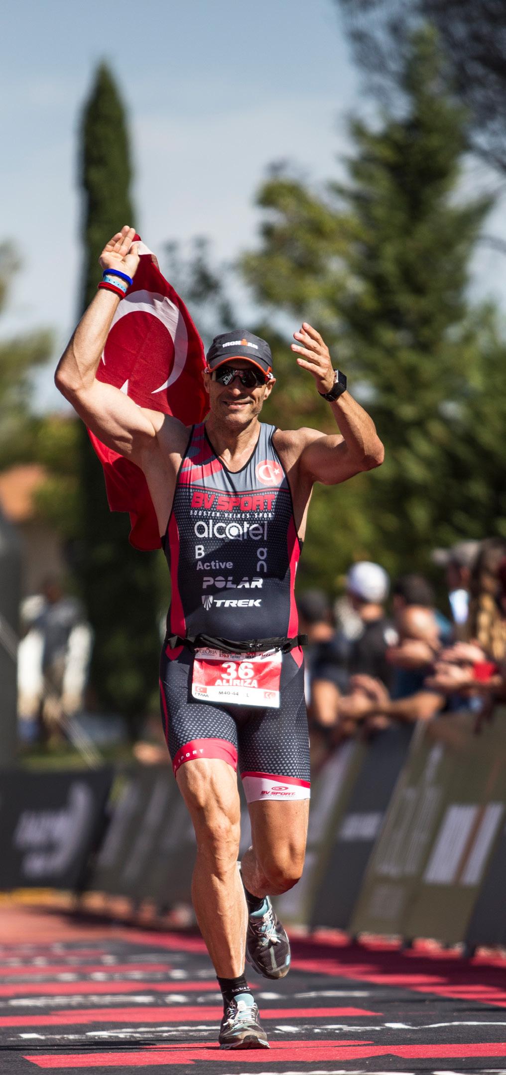 IRONMAN IN TURKEY, IN NUMBERS A total of 1950 athletes and their families, from 60 countries, participated in Gloria