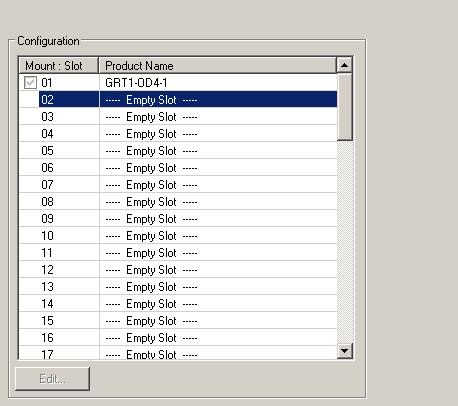 I/O Modüle sekmesinde --- Empty Slot --- yazan yerlere sırasıyla eklenen slice lar girilir Şekil 14 Slave e Bağlı I/O ların Eklenmesi