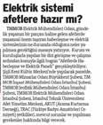 16 günü yapılacak olan "Afetlerde Haberleşme ve Elektrik Paneli"nin kamuoyuna duyurulması için Şubemizde 28