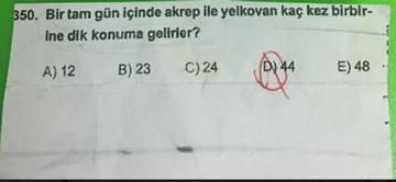 Biri x dk geri kalıyor, diğeri 3 dakika ileri gidiyorsa bunlar her gün birbirlerine x+3 dakika yaklaşırlar. Dijital olmayan saatlerde 1 saat olduklarına göre 1.