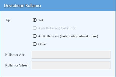 Görev Çalıştırıcısını Belirlerken Zamanlanmış bir görevin hangi kullanıcı ile çalıştırılacağını belirleyebilirsiniz.