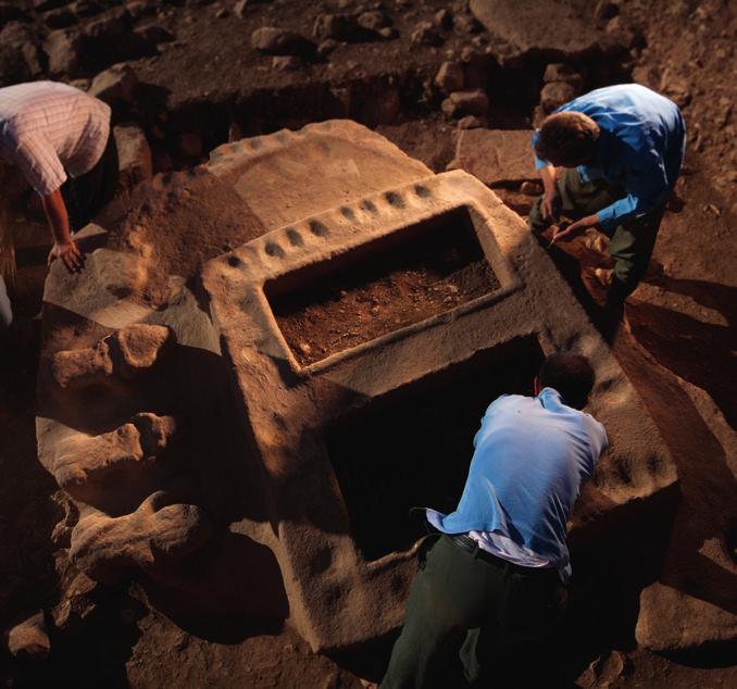 C. M. Özcan Dikili taşlardan birinin üzerine kazınmış yaban domuzu rölyefi, Göbekli Tepe Sırık Totemler Son yıllarda bulunan kireçtaşından sırık parçası tipindeki bir totem, Göbekli Tepe de dikili T