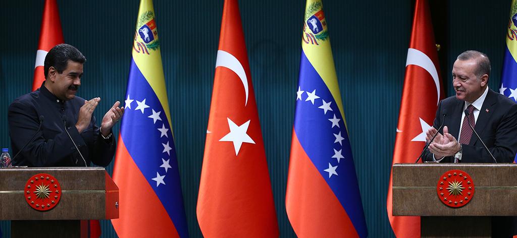 Cumhurbaşkanı Erdoğan, Venezuela Devlet Başkanı Maduro ile ortak basın toplantısında konuştu Ekim 06, 2017-6:44:00 Cumhurbaşkanı Recep Tayyip Erdoğan, Venezuela Devlet Başkanı Nicolas Maduro ile