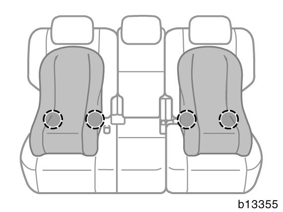 ISOFIX Sabit Baðlama Sistemi ISO spesifikasyonuna göre hazýrlanmýþ özel baðlantý halkalarý arka koltukta mevcuttur.