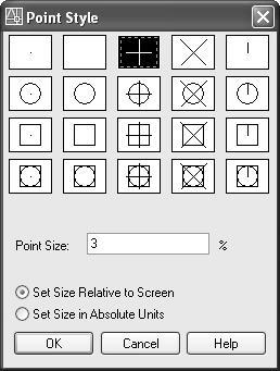 BİR ÇİZGİYİ EŞİT PARÇALARA BÖLMEK: Divide: Draw menüsünden Point-Divide seçeneğini seçerek veya komut satırına divide yazarak bir çizgiyi istediğimiz kadar eşit parçaya bölebiliriz.