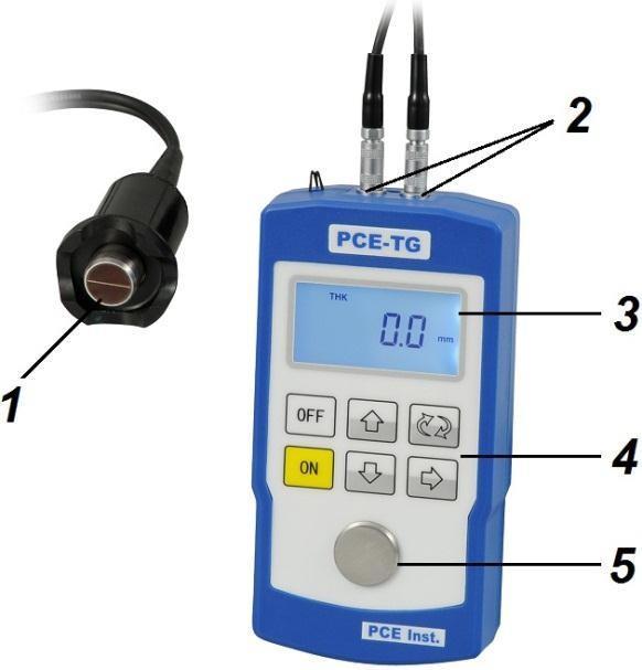 Otomatik kapanma Çevre koşulları Boyutlar Ağırlık Kullanılmadığında 3 dakika sonra 0... 40 C / 20 %... 90 % N.o. 124 x 67 x 30 mm Yaklaşık 240g (piller dahil) 3 CİHAZ HAKKINDA Cihaz 1.