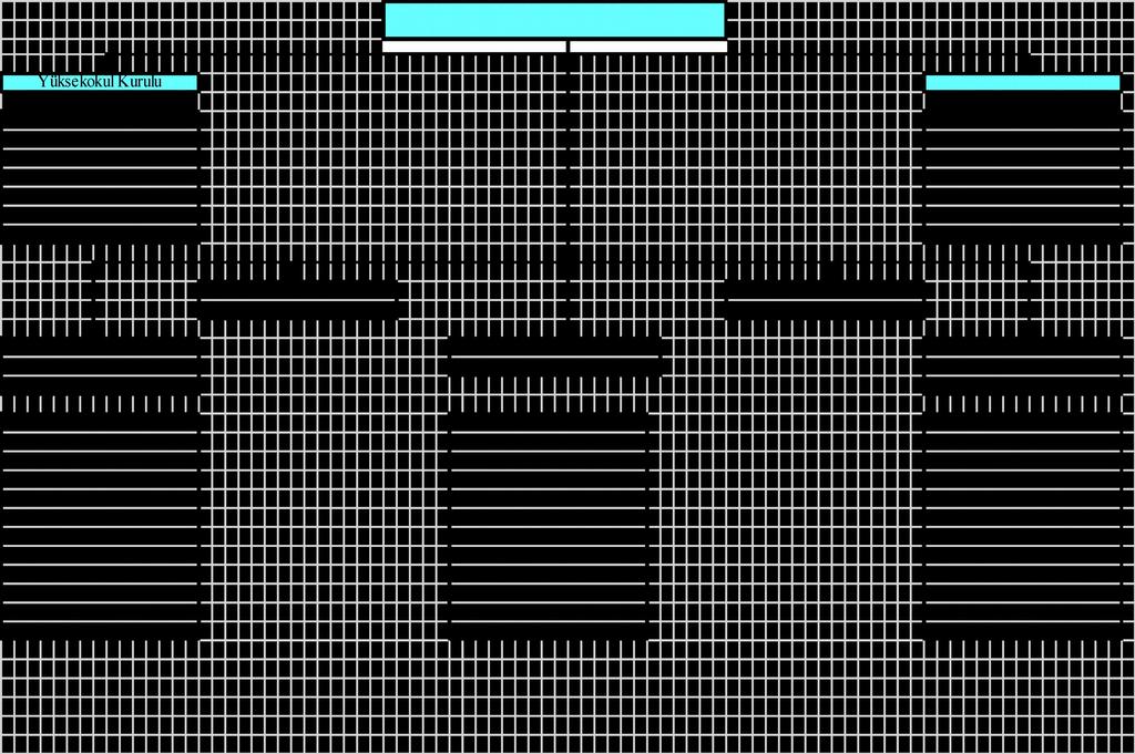 ORGANİZASYON ŞEMASI (İDARÎ) ( ENSTİTÜ / FAKÜLTE / YÜKSEKOKUL / MESLEK YÜKSEKOKULU ) 3-BİLGİ VE TEKNOLOJİK