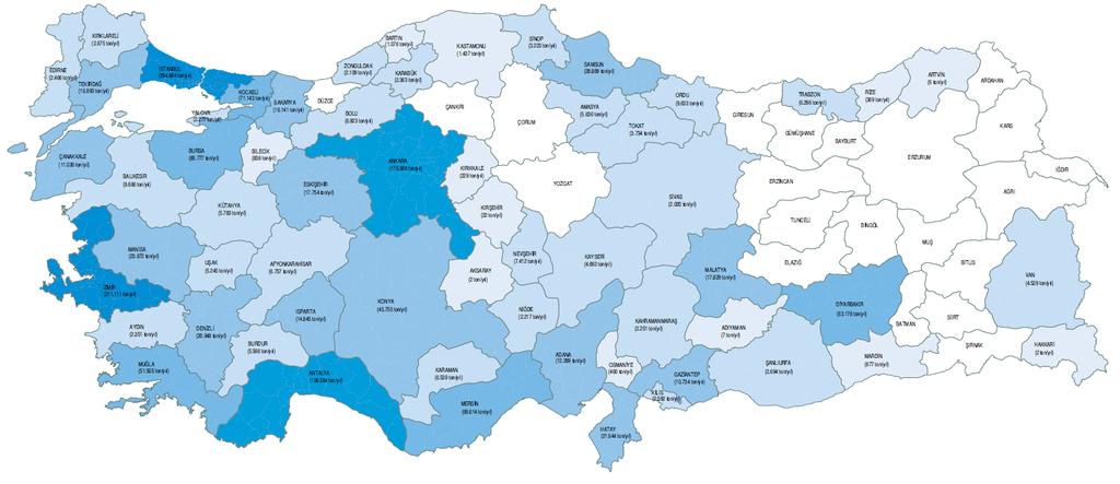 Ambalaj Atıkları Yönetimi Piyasaya Sürülen Ambalaj Atığı Miktarı :