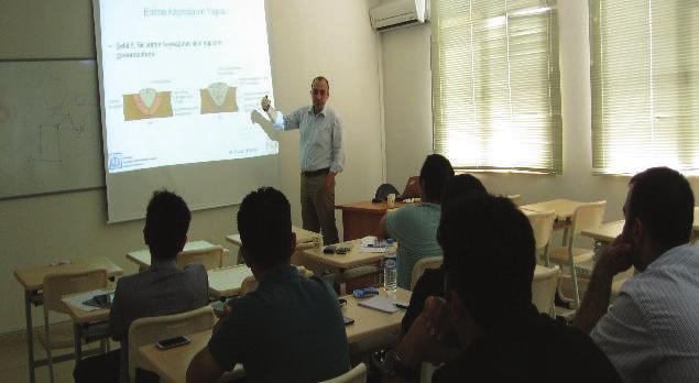 Ali Özgenç in sunumuyla Makinalarda CE Uygulaması konulu seminerimiz 8 katılımcı ile yapıldı.