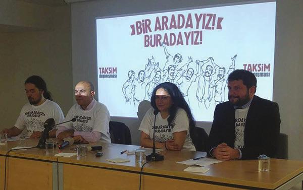 6. BİRARADAYIZ BURADAYIZ Taksim Dayanışması bileşenleri tarafından Gezi Direnişinin üçüncü yılında etkinlik programını açıklamak üzere 27 Mayıs 2016 Cuma günü saat 11.