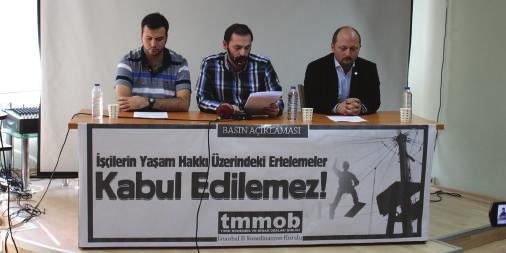TMMOB İstanbul İl Koordinasyon Kurulu, KESK İstanbul Şubeler Platformu ve İstanbul Tabip Odası, 27 Eylül 2016 tarihinde İstanbul Büyükşehir Belediyesi önünde saat 12.