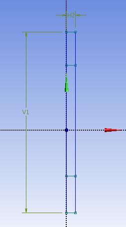 Dimensions sekmesinden önce Vertical (V6 üst taraftaki yatay iki çizgi seçilmelidir) sonrada General