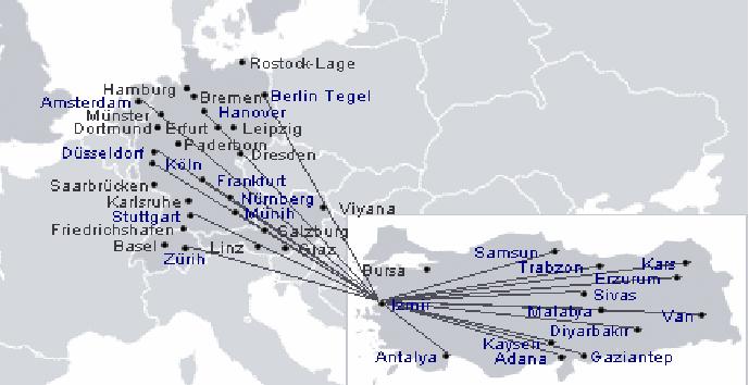 ataması yapılmakta ve boş zamanları belirlenmektedir [15]. Böylece her bir ekip üyesinin çalışma güzergâhı düzenlenmiş olur. 3.