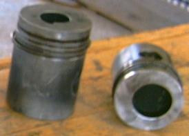 Oval piston Büyük ve küçük yaslanma yüzeyi Piston Dayanma Yüzeyi: Pistonun silindir içinde Ü.Ö.N ile A.Ö.N arasında hareket ederken silindire yaslandığı yüzeye, pistonun dayanma yüzeyi denir.