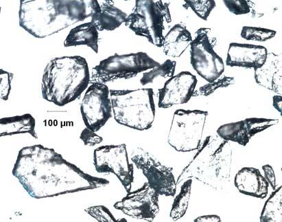 ve c) 300 µm altı boyuttaki ince fraksiyonların (d) mikroskop