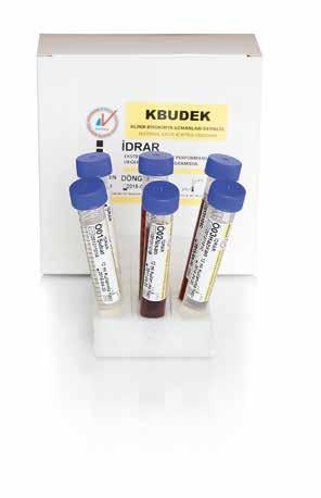 KOAGÜLASYON TS EN ISO/IEC 17043 Uluslararası Akreditasyonuna sahiptir.* KOAGÜLASYON KONTROLLERİ KBUDEK Koagülasyon Kontrolleri rutin koagülasyon testlerinin doğruluğunun izlenmesine yardımcıdır.