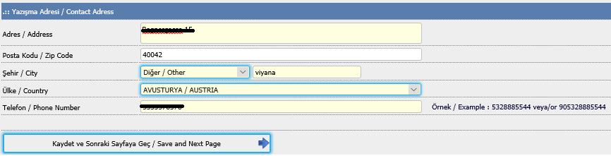 1.AŞAMA/ 1st STAGE Bu aşamada istenilen kimlik bilgileriniz, adres bilgileri doldurulmalı ve manuel olarak resmi nitelik içeren bir
