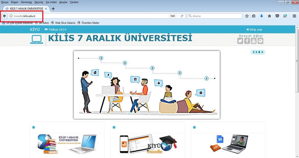 Öğretim Yönetim Sistemi olarak geliştirilen Moodle, öğrencilere sanal sınıflara erişim imkanı sağlamak ile birlikte kaynak, etkinlik, ödev ve farklı öğrenim araçları