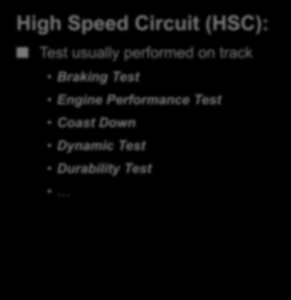 Homologation Brake Test