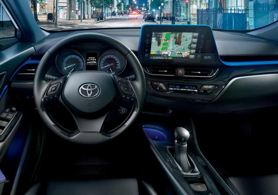SÜRÜCÜ ODAKLI VE BAĞLANTI HALİNDE Toyota CHR için tek bir odak noktası vardır: Siz!